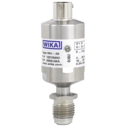 Wika Ultra High Purity Transducer, WU-20, WU-25, WU-26, For Applications In Hazardous Areas, Ex nA ic